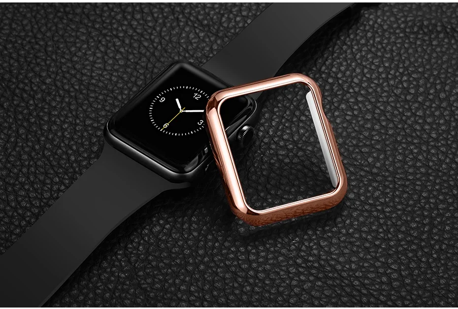 HOCO Ультратонкий жесткий чехол для ПК 40мм 44мм для Apple Watch 5 4 Корпус Разноцветный защитник Пластиковая рамка для серии Iwatch 4