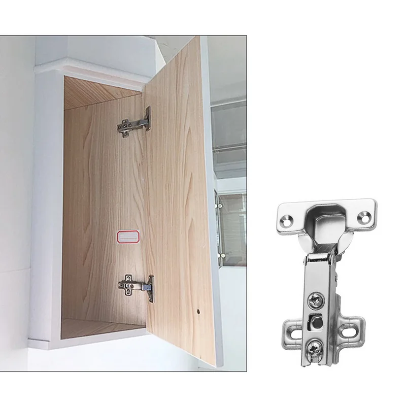 

Stainless Steel Cabinet Hinge Door Hydraulic Hinges Damper Buffer Soft Close For Cabinet Cupboard Furniture Hardware Accessories