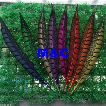 

Free shipping 200pcs lady amherst pheasant tail feathers 30-35cm 12-14inch pheasant side tail feather plumes for headwear