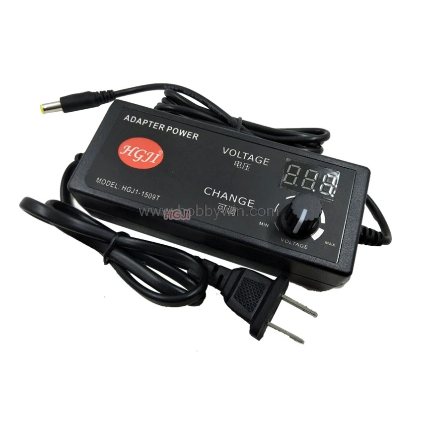 Us Plug Ac/dc Power Adapter Stepless Adjustable Voltage Dc3-36v 60w 5 ...