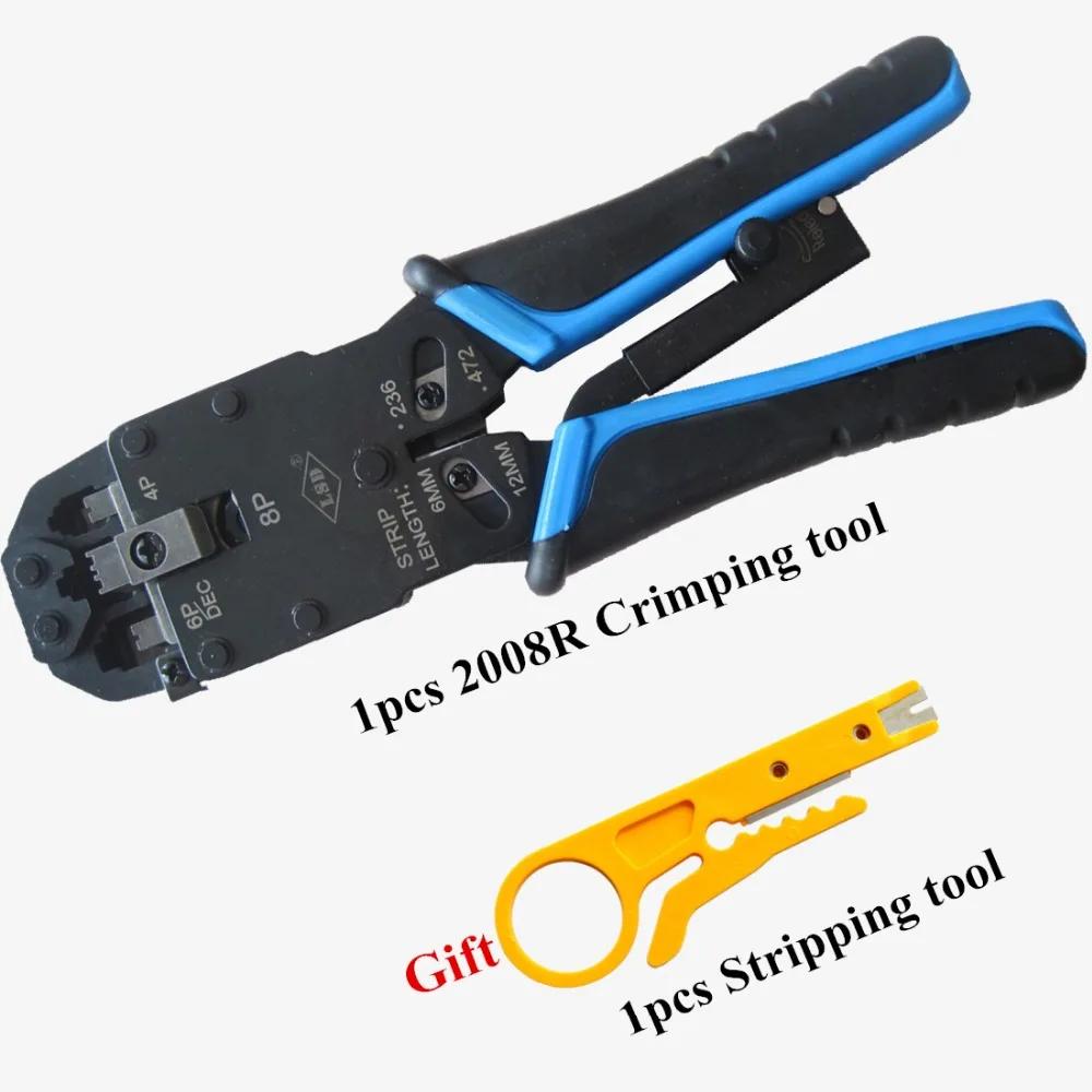 Multi function cable LAN network crimping tool 2008R Rj45 Rj11 Rj12