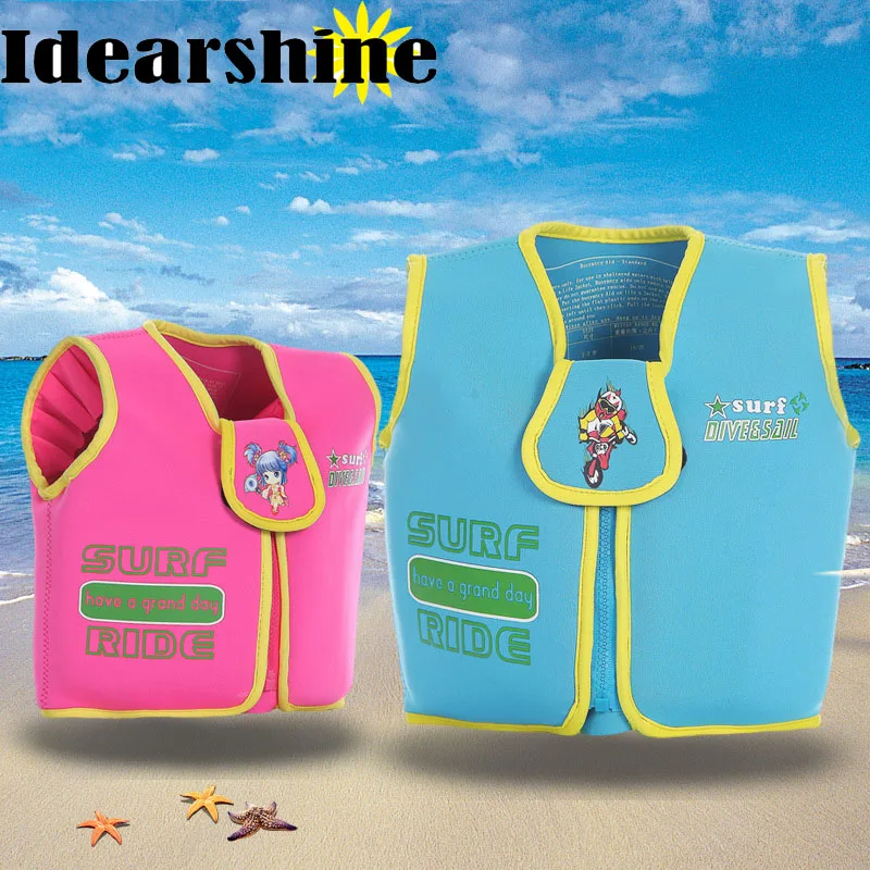 Kids Swim Vest Baby Boys Girls HeadsUp Float Vest Jacket Buoyancy