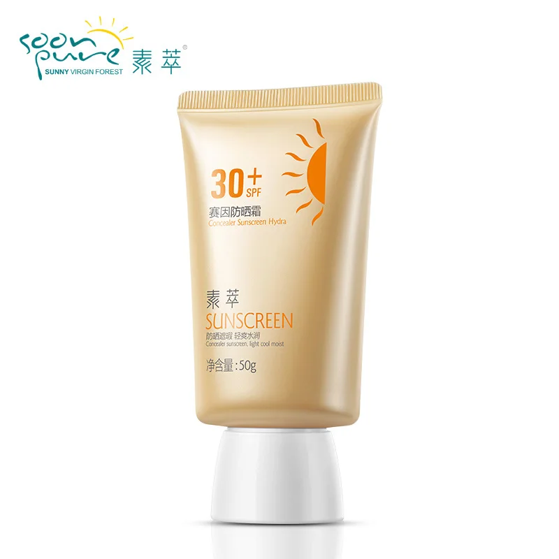 2016 New Sunscreen Face Cream SPF30 50g Sunblock UV Protection Makeup font b Base b font
