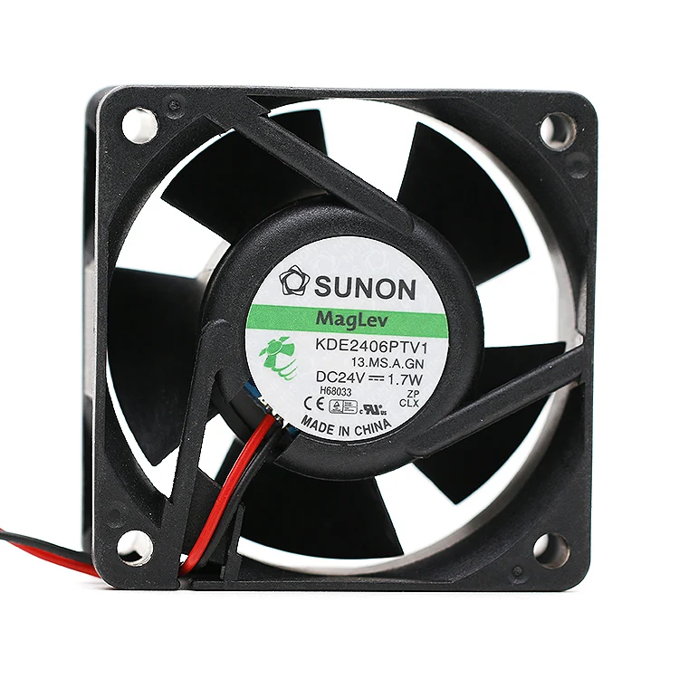 SUNON 6025 KDE2406PTV1 24 V 1,7 W вентилятор охлаждения частоты