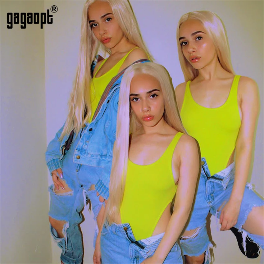 Gagaopt 2019 сексуальное боди с разрезом облегающее комбинезоны летние уличная