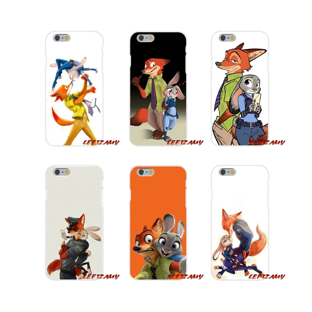 Nick Wilde and Judy Hopps Zootopia для Samsung Galaxy A5 A6S A7 A8 A9S Star J4 J6 J7 J8 Prime Plus 2018 Чехлы мобильных