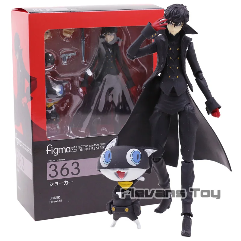 

Persona 5 Joker & Morgana Figma 363 PVC Action Figure Collectible Model Toy