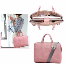 Модный PU водонепроницаемый устойчивый к царапинам ноутбук сумка 13 14 15 дюймов ноутбук сумка для переноски MacBook Air