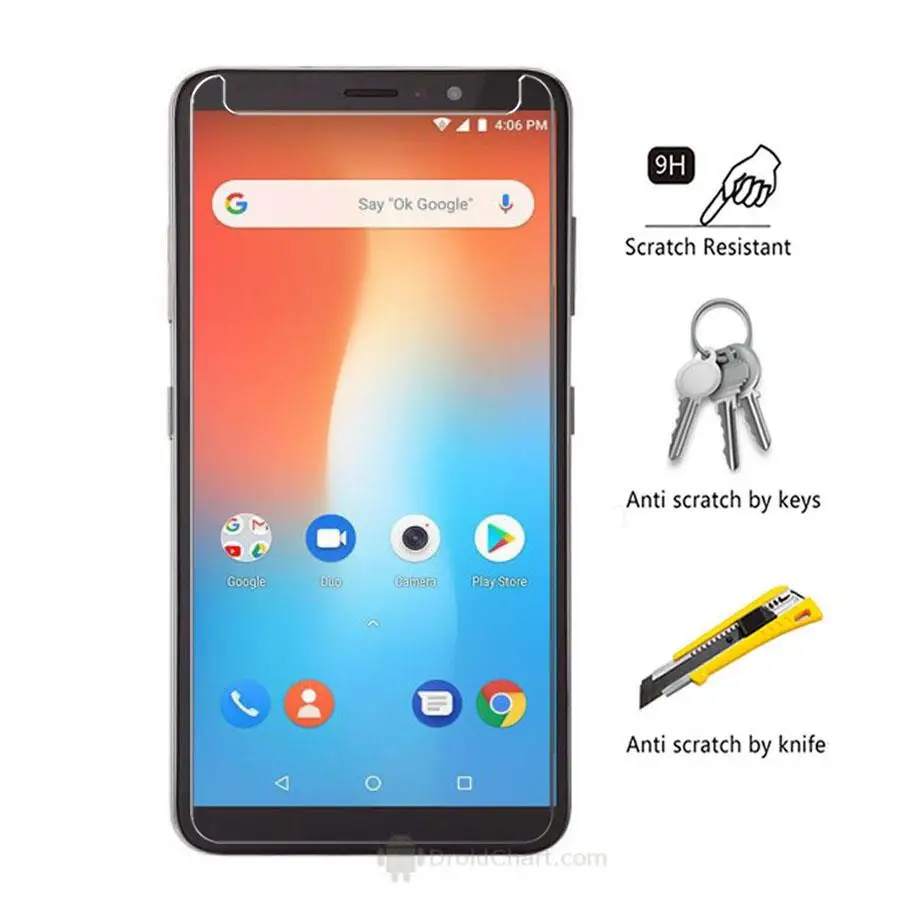 Для Gome C7 Note закаленное стекло 9H 2.5D Премиум Защитная пленка для C7|Защитные стёкла и