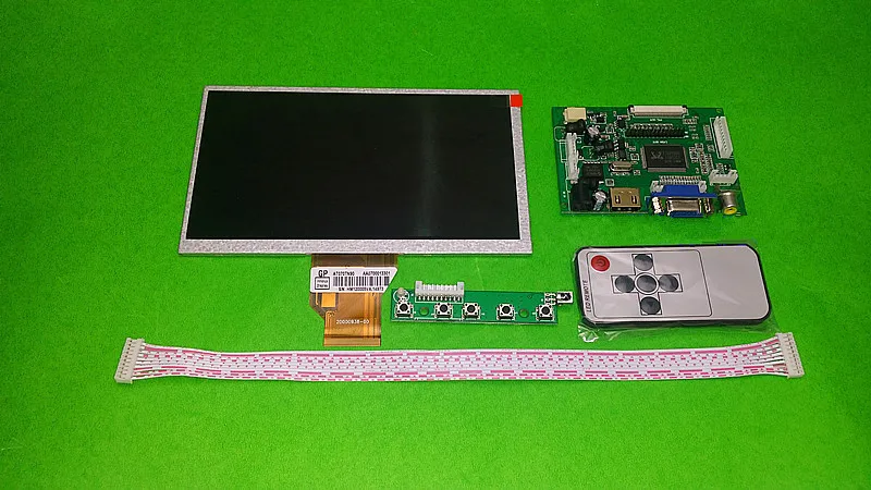 Для INNOLUX 7," дюймовый Raspberry Pi ЖК-дисплей экран TFT ЖК-монитор AT070TN90+ комплект HDMI VGA вход драйвер плата