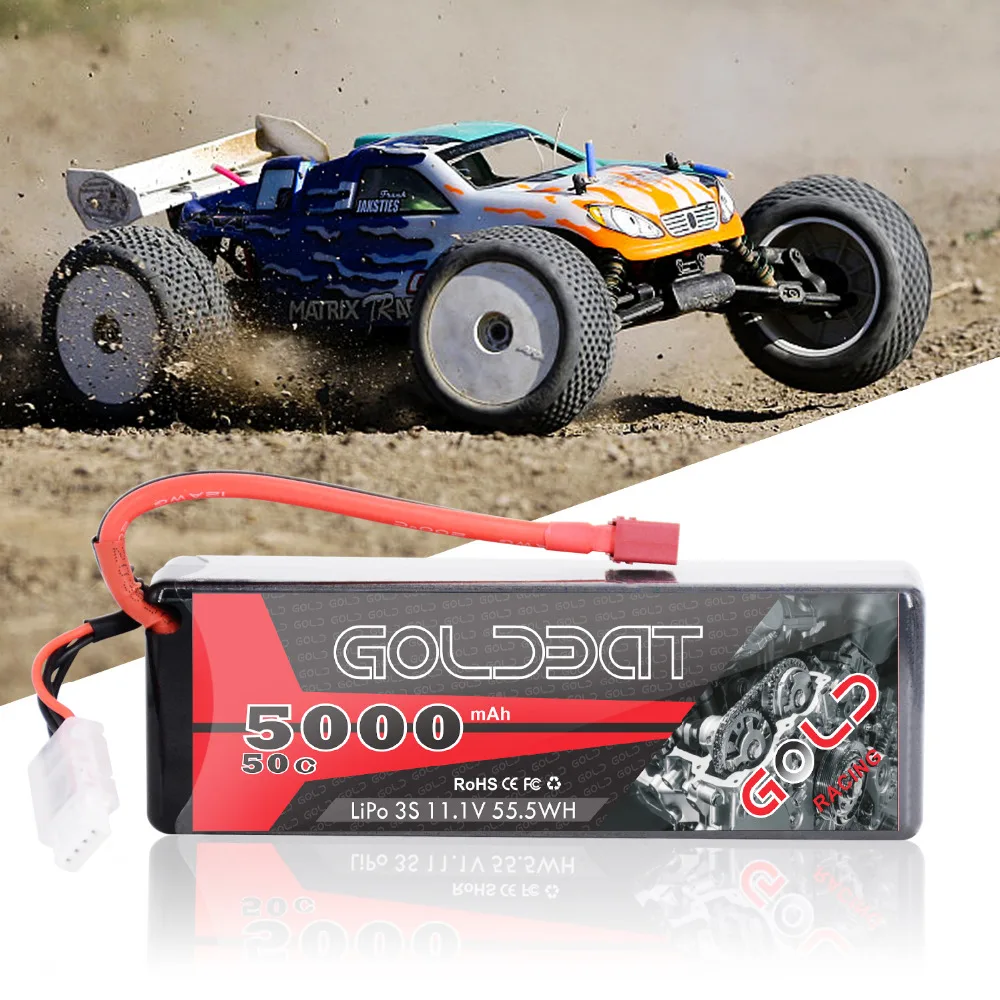 2 единицы GOLDBAT 5000mAh LiPo батарея для rc автомобиля 3S RC LiPo батарея LiPo 11,1 V 3S lipo 50C с XT60 T Разъем для RC Heli автомобиля лодки