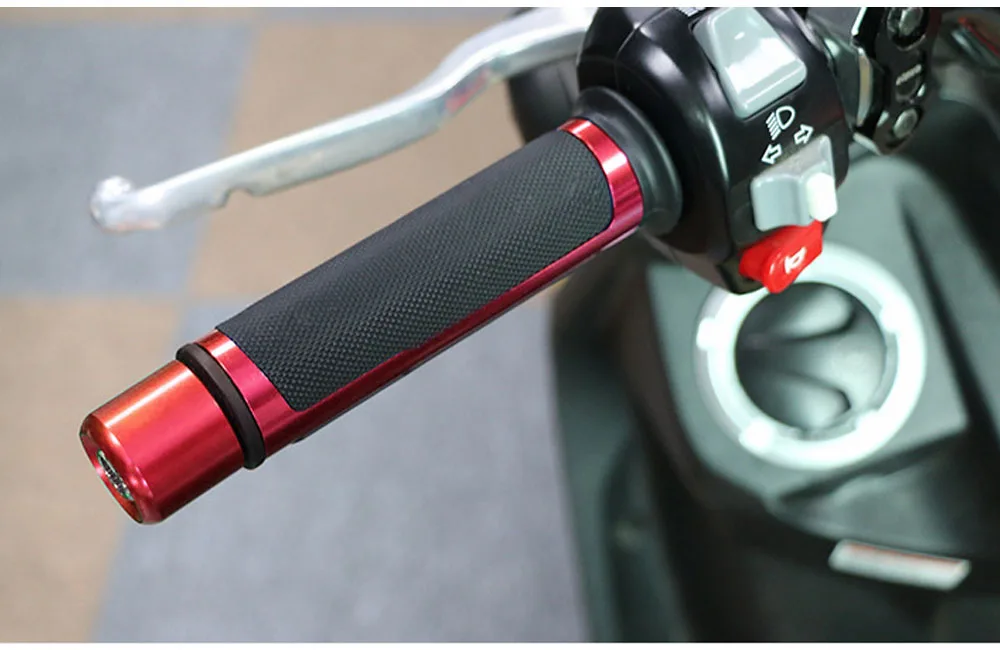 Универсальный 7/" 22 мм руль мотоцикла ручки CNC рукоятка для скутера наконечники для ручки управления мотоциклом для Honda CBF 600 vtx Yamaha nmax 125 virago250