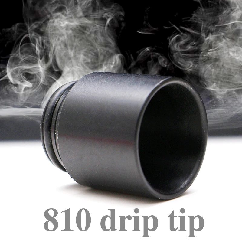 

5pcs Black Plastic Replacement 810 Drip Tip Mouthpiece Fit for 810 Thread Atomizer as TFV8 / TFV8 Big Baby /TFV12 Tank Atomizer
