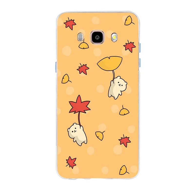 Милый чехол для телефона Neko atsum Cat мягкий силиконовый из ТПУ Samsung Galaxy S6 S6edge S6Plus A7
