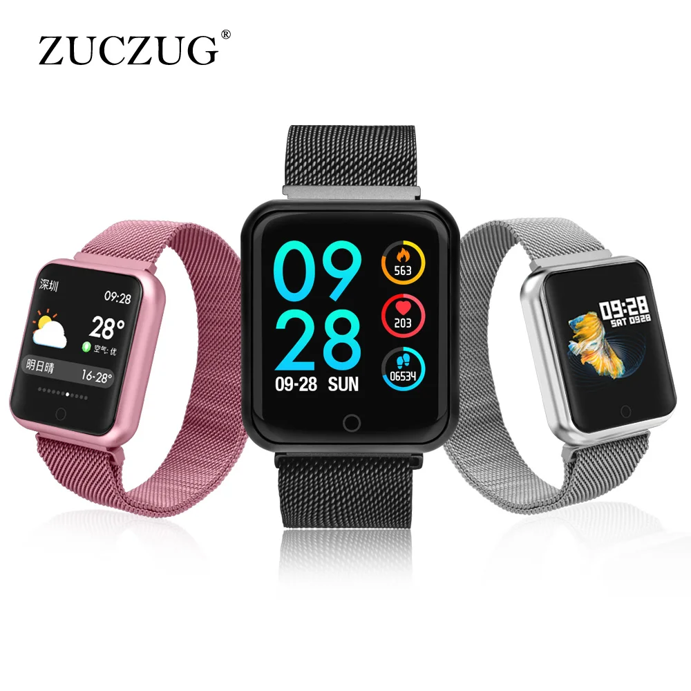 

IP68 Smart watch Waterproof Smart bracelet wristband Reminder heart rate smart band smartwatch blood pressure measurement