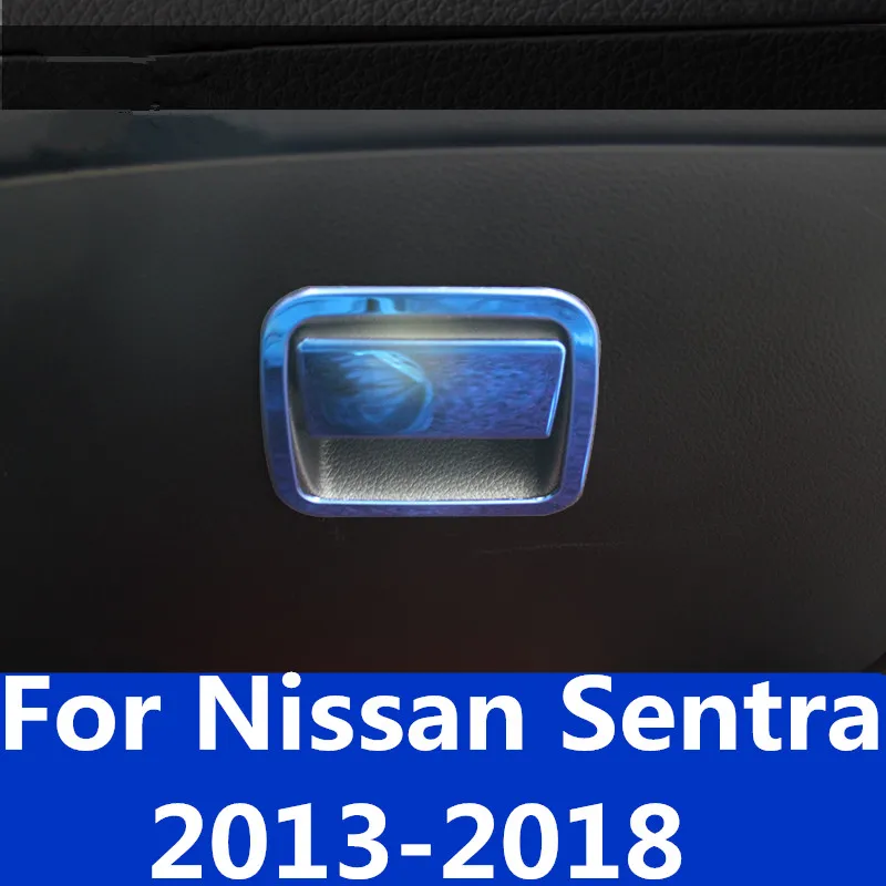

First officer storage box switch decoration Patch Dedicated interior patch strip car Accessories For Nissan Sentra 2013-2018