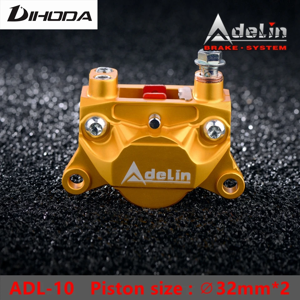 Adelin CNC ADL-10 мотоцикл 32 мм x 2 поршень задние тормозные суппорты насос 84 мм крепления для BWS RS100 GTR M3