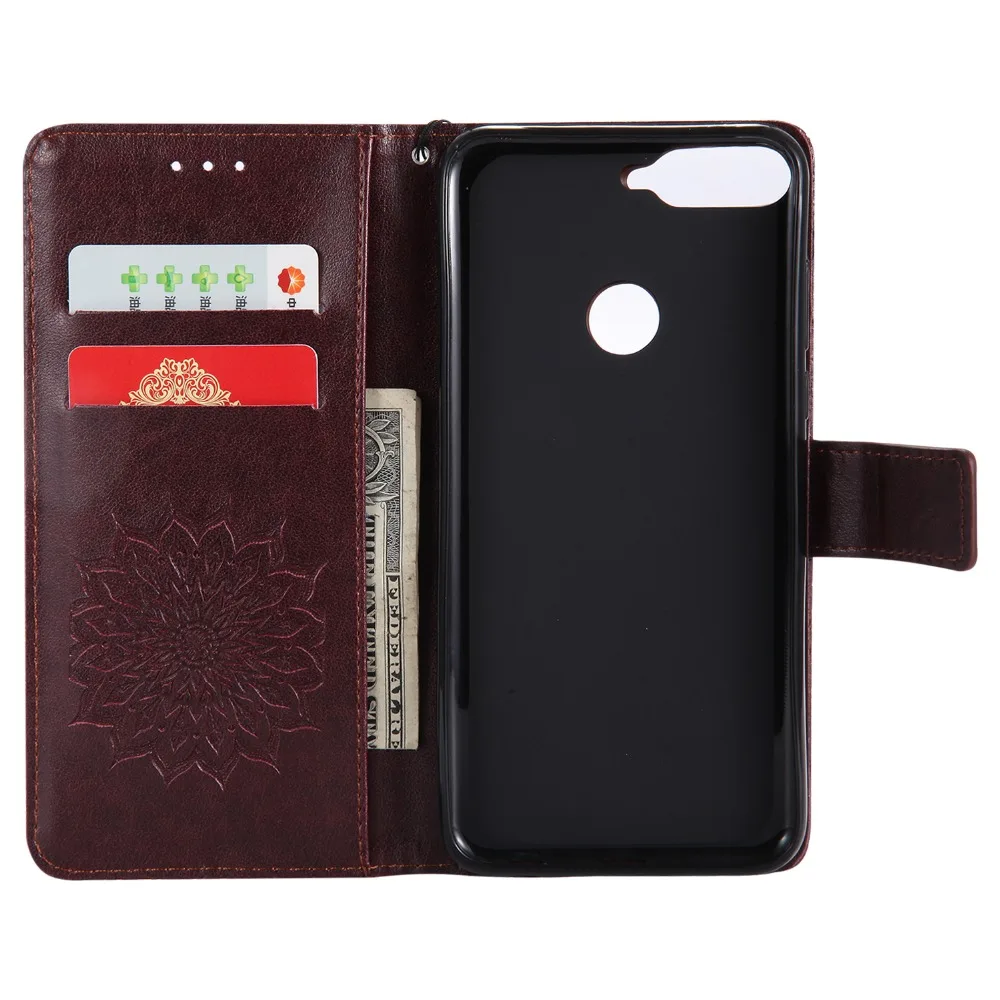 Роскошные Чехлы-бумажники для телефонов huawei Y3 Y5 Y6 Pro Y7 Prime кожаный флип-чехол для huawei Honor 7A 7C сумки Fundas