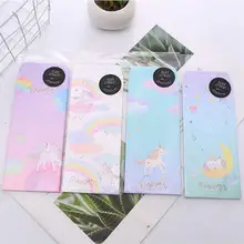 5 шт./лот Kawaii довольно животных Единорог конверт мультфильм фестиваль подарок конверты сезонные поздравительные открытки