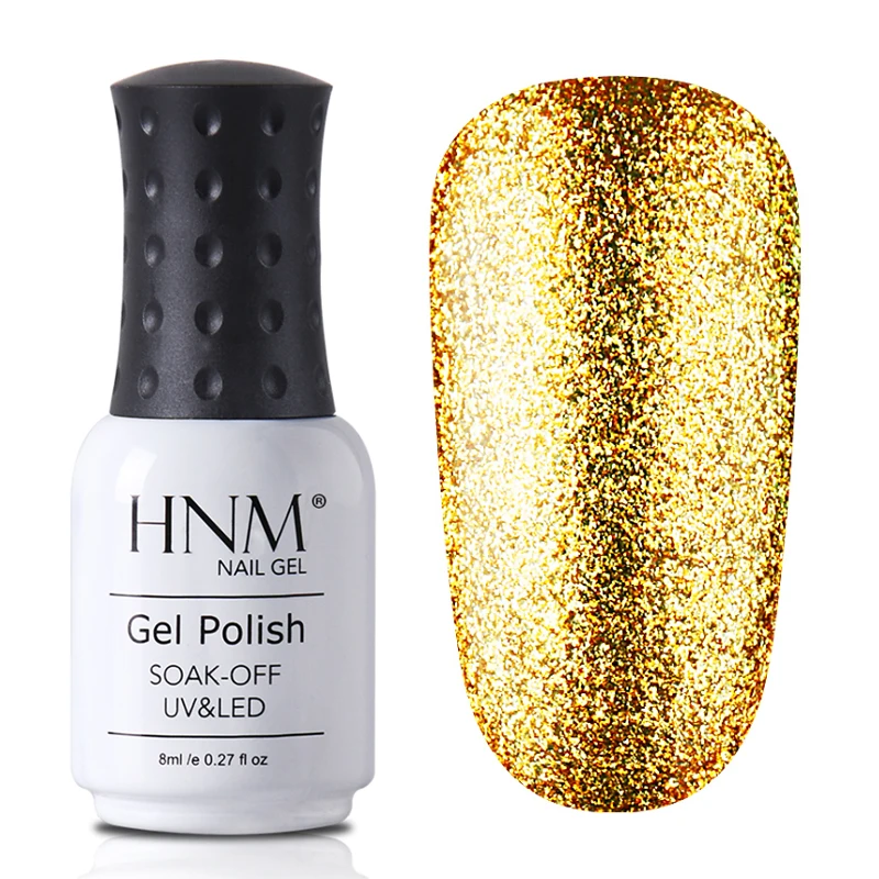 HNM, 8 мл, 38 цветов, блестящий неоновый и Платиновый Гель-лак для ногтей, блестящий полуперманентный лак, лак для маникюра - Цвет: 58007