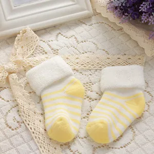 Лидер продаж, 3 пары, теплые хлопковые носки для маленьких мальчиков 0-24 месяцев, носки для маленьких девочек новые носки для малышей YS-ER5632 - Цвет: F