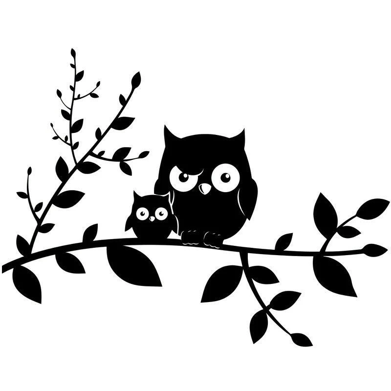 V524 Owl Family Sticker Vinyl Decal CHOOSE COLOR! Car Window Wall Art Cute V524 Owl Family Sticker Vinyl Decal CHOOSE COLOR! Car Window Wall Art Cute