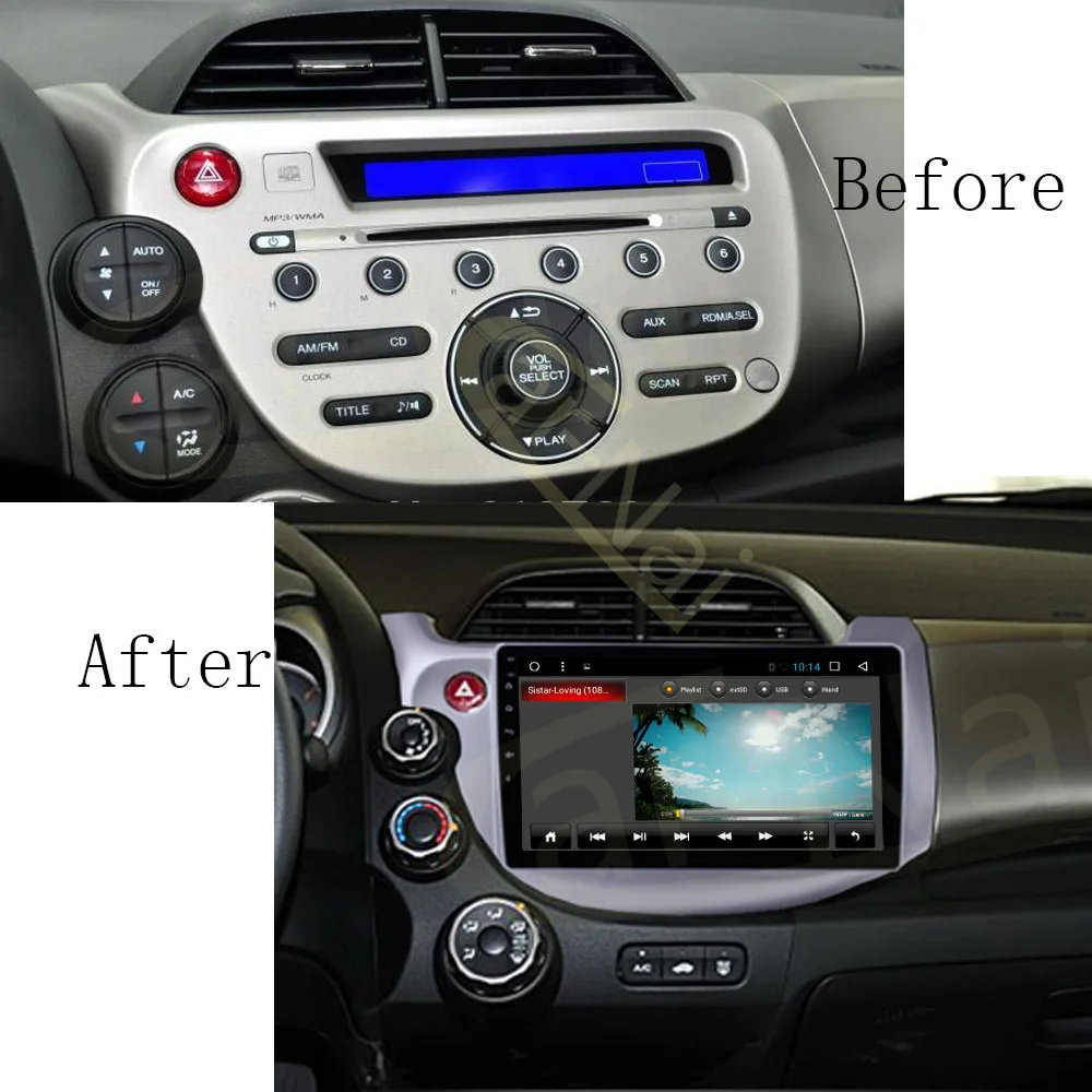 Android 7,1/8,0 автомобильный Радио gps навигационный плеер для Honda Fit 2007-2013 автомобильный стерео Мультимедиа Видео головное устройство Wifi BT Navi