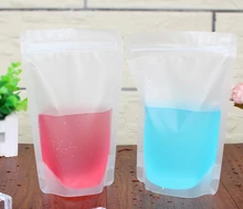 100Pcs Food Moisture-proof Bags, Frosted Bags Stand Up Pouch Ziplock Packaging for Beverage Coffee Snack Cookie Baking