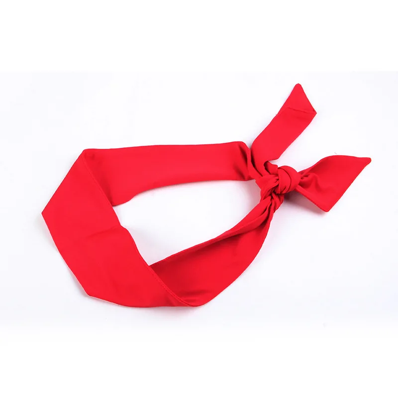 Description Picture 5 of itemWomen Men Hair Band Cycling Turban Pirate Headband for Running Basketball Gym Training Sweatband Yoga Fitness Ninja Tie Bandanas