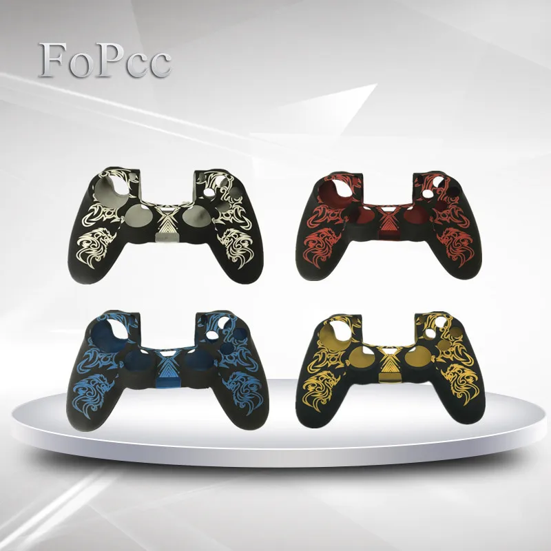 

Fashion Design Silicone Case Gamepad Protective Skin Cover for PS4 Controller Wrap Case Joystick Gel Rubber