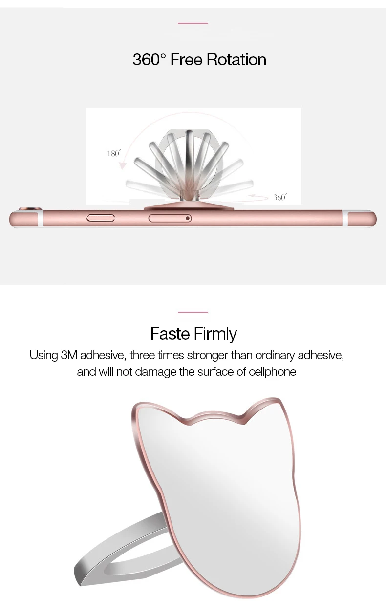 CAFELE Finger Ring Mobile Phone Universal Cat Stand Holder For iPhone X 8 7 6 SE Huawei P20 Xiaomi Samsung S9 S8 All Smart Phone (16)