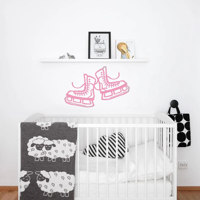 Ice Skating Figure Wall Sticker For Kids Rooms Decals Mural Home Design