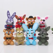 14cm FNAF Five Nights At Freddy s Freddy Fazbear Bear Foxy Chica fnaf Plush pendant doll
