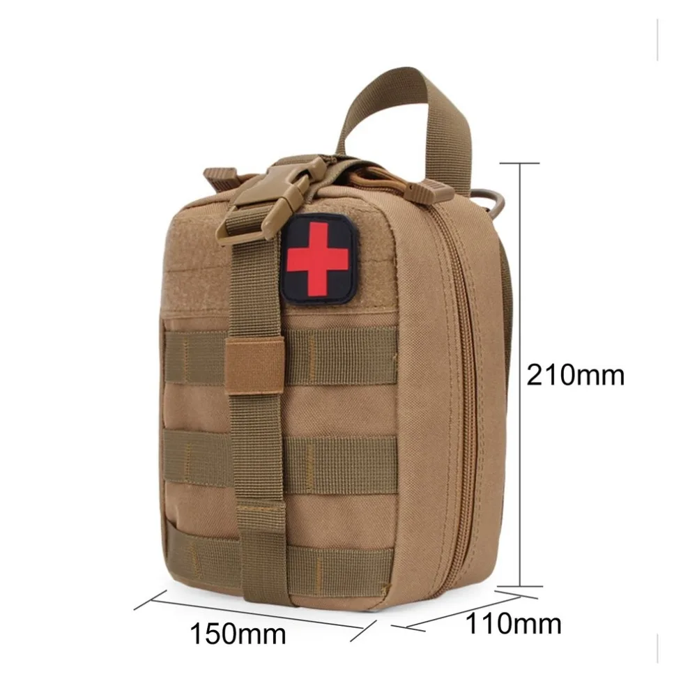 Комплект для выживания на природе Тактический медицинская сумка многофункциональная поясная сумка для Дорожный Походный для лазания