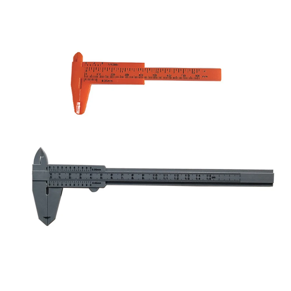 

Mini Plastic Sliding Vernier Caliper Gauge Measure Tool Ruler 80mm/150 mm