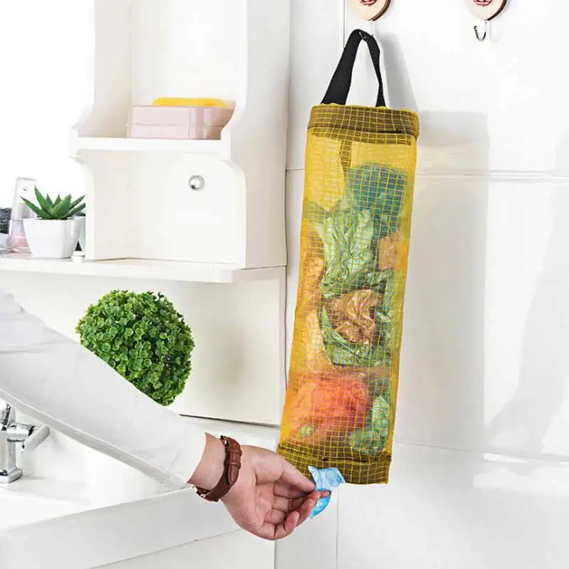 Hanging Storage Bag Home Kitchen Grocery Holder Wall Mount Storage