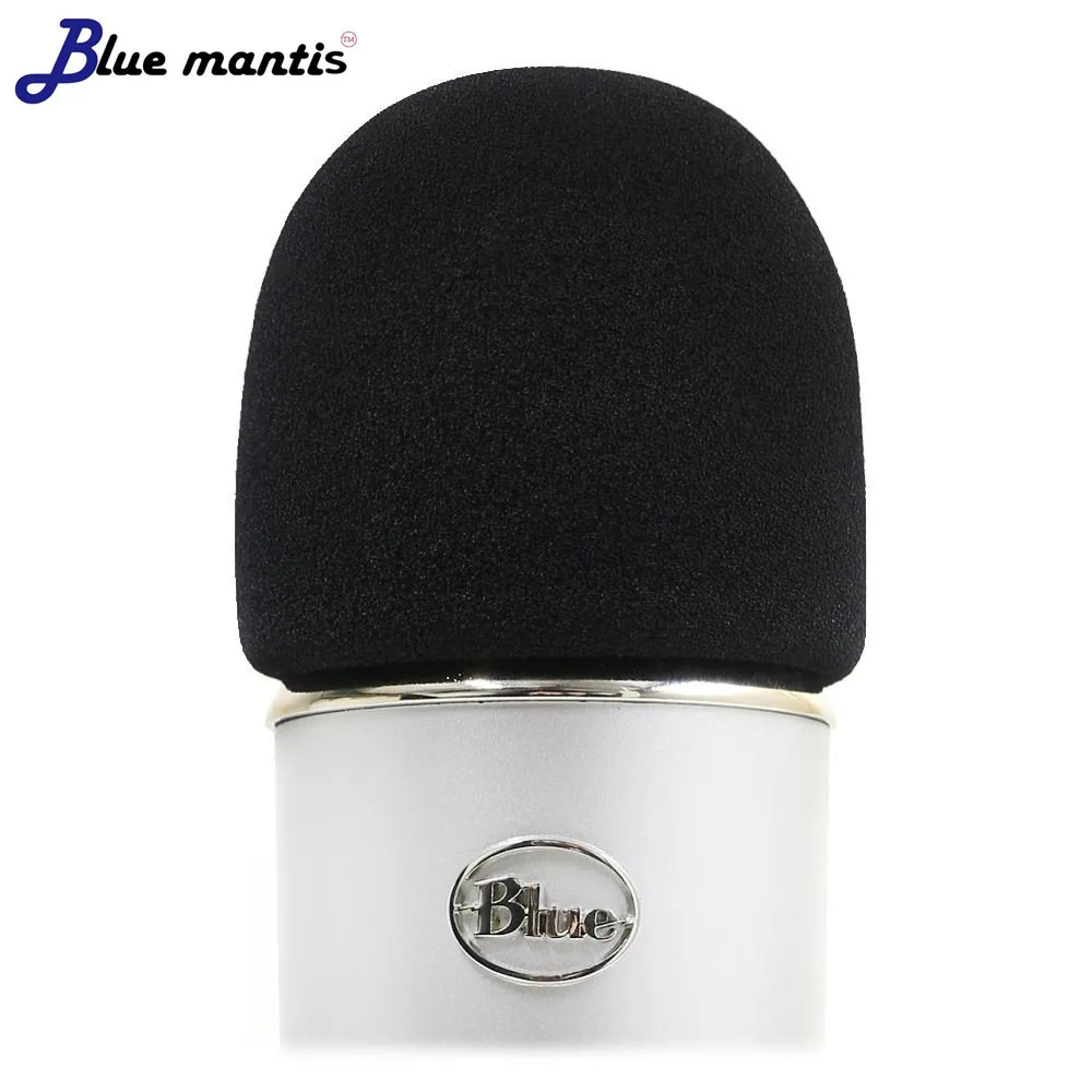 

Foam Microphone Windscreen for Blue Yeti ,Yeti Pro condenser microphones- as a pop filter for the microphones Blue Mantis