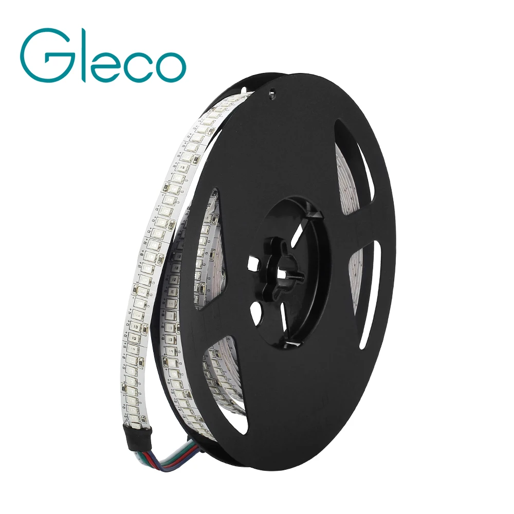 Светодиодная лента 12 В постоянного тока 2835 SMD RGB 234 светодиодов/м 5 м/лот высокая