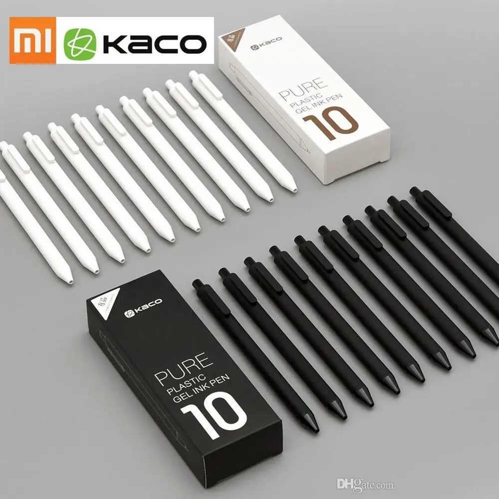65.77 руб. 27% СКИДКА|Оригинал Xiao mi KACO 0,5 мм роллер mi siging Pen Gal чернила Гладкие письма прочные подписи черные чернила Заправка 1 шт. розничная продажа 2 цвета-in Шариковые ручки from Офисные и школьные принадлежности on Aliexpress.com | Alibaba Group