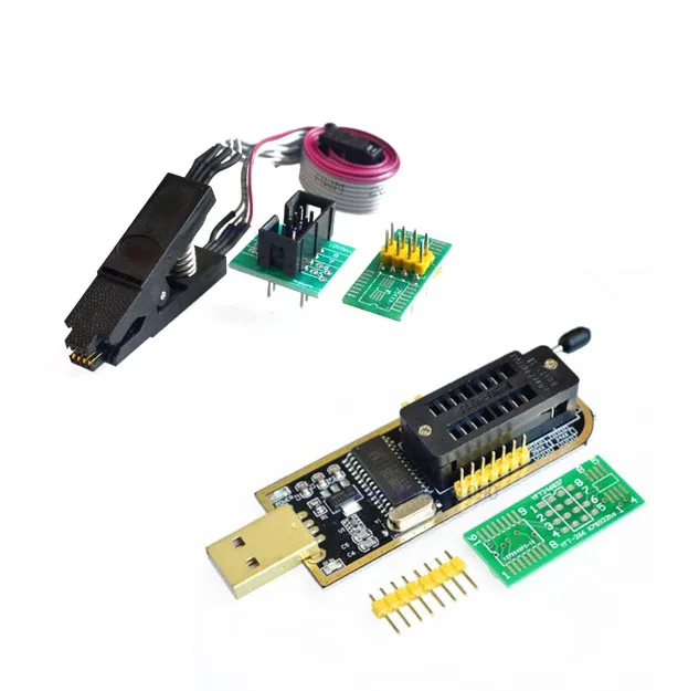 

CH341A 24 25 Series EEPROM Flash BIOS USB Programmer Module + SOIC8 SOP8 Test Clip For EEPROM 93CXX / 25CXX / 24CXX