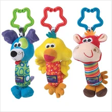 Baby Toys Rattle Tinkle Hand Bell Multifunctional Plush Stroller Free shipping