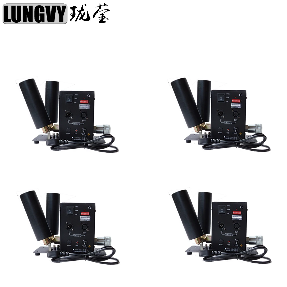 

Free Shipping 4pcs/Lot 200W 2 Head Stage Effect Double Tube Co2 Jet Machine Theater Stage Smoke Fog Co2 Jet