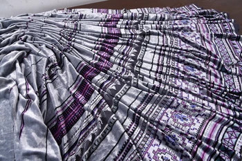 

[YQQ] HH soft stripe single-sided silk velvet fabric width (1.14M)