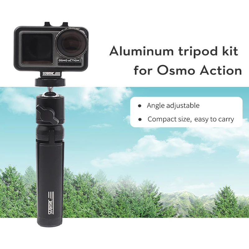 STARTRC OSMO ручной Алюминиевый мини штатив и алюминиевый защитный чехол для DJI набор
