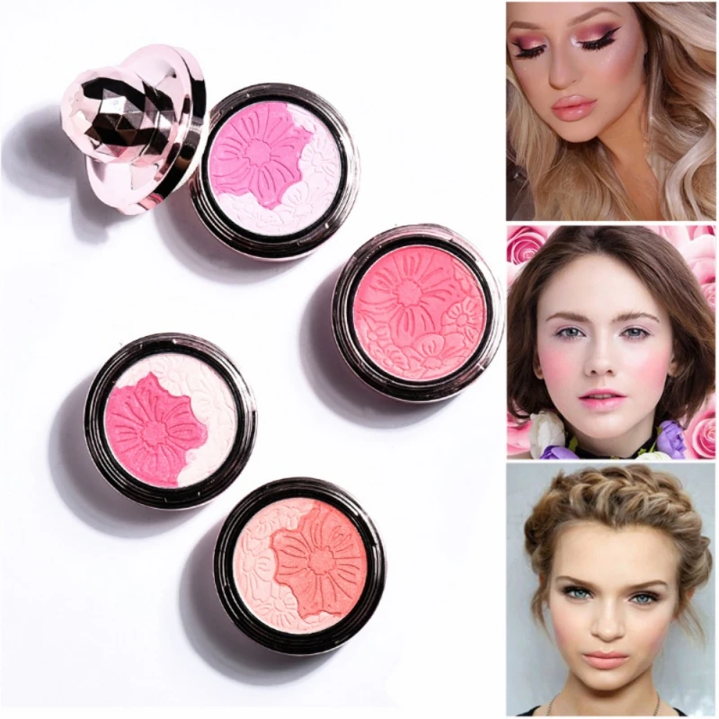 Buy Rose Flower Blusher Palette Charming Cheek 3