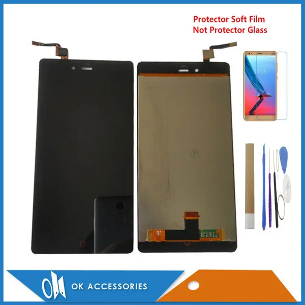 ЖК дисплей и дигитайзер сенсорного экрана для ZTE Nubia Z9 Max NX510J NX512J черно белый цвет