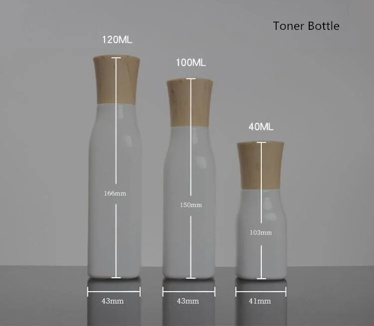 Porcelain white Glass Spray Bottle Grain Tetragonal Bottle Emulsion Cream Jar Cosmetic Container Toner Vial 50g 40ml 100ml 120ml (22)