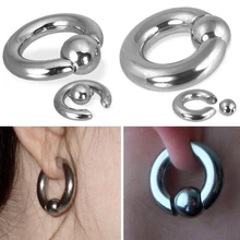 1 шт., кольца для носа из нержавеющей стали, круглые штанги, закрывающие кольцо для носа, губ, бровей, пирсинга, ювелирные изделия CBR Tragus Helix, серьги