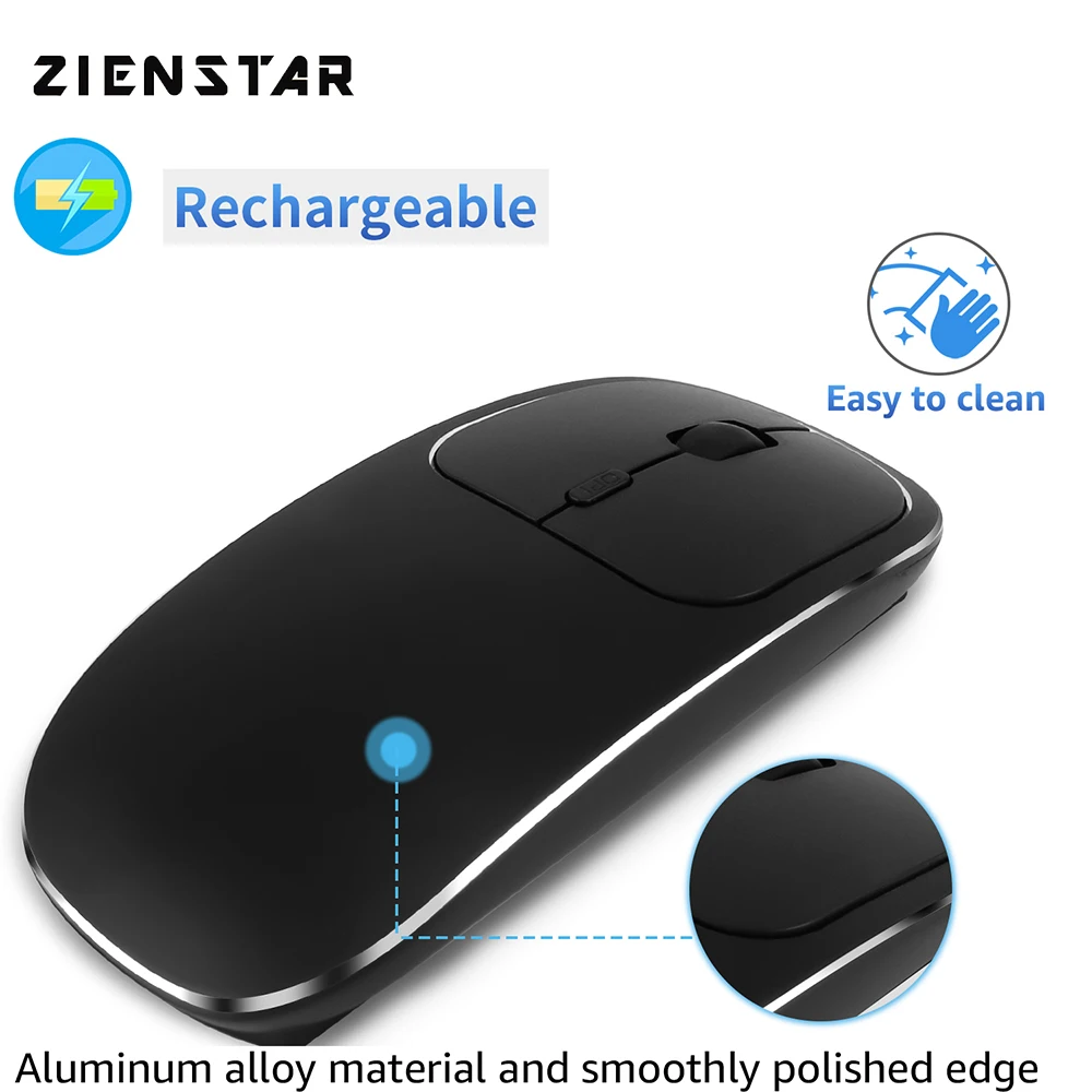 Беспроводная мышь Zienstar 2 4 ГГц с USB приемником 600 dpi|Мыши| |