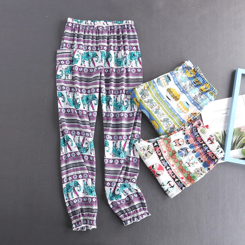 

100% Cotton Sleepwear Women Pijama Harajuku Pajama Pants